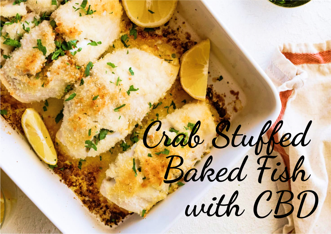 CBD Recipes: Crab Stuffed Baked Fish - GreenElite Wellness